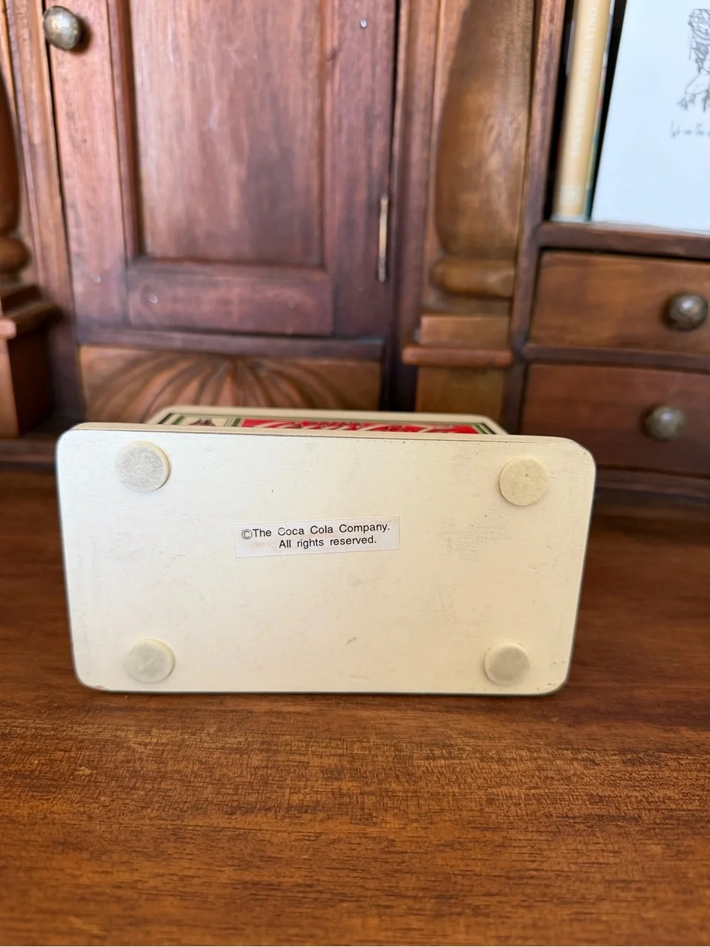 Coca-Cola Wooden Napkin Holder Drink Coke Retro Kitchen Advertising Decor